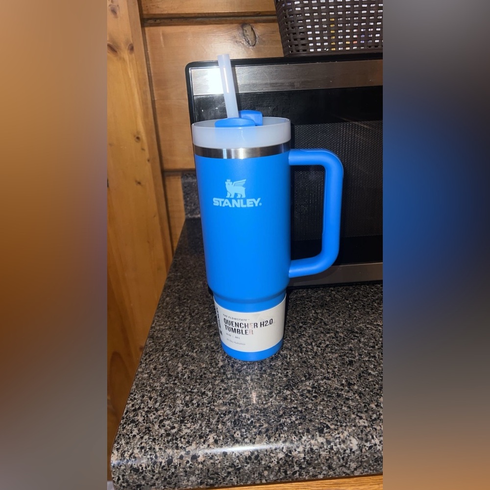 Stanley Classic Blue Travel Mug with Handle